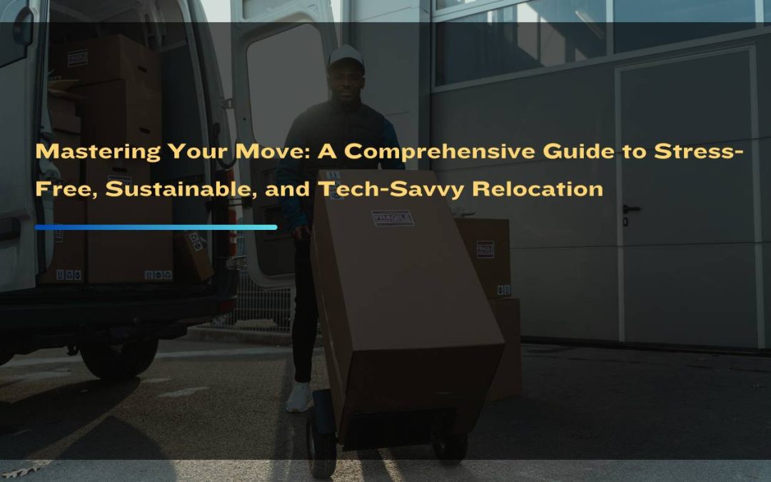 Professional movers loading boxes into a moving truck.